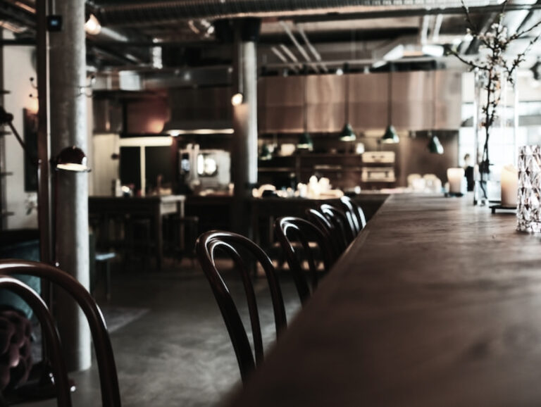 Inside of a coffee house